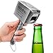 WINSDL Thor Hammer abrebotellas, abrebotellas creativo, abrebotellas de cerveza y bebidas, para bar, fiesta, barbacoa, camping y hogar (plateado)