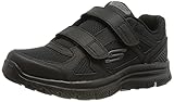 Piel suave Skechers 58365, Zapatillas Hombre, Negro, 43 EU