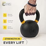 Kettlebell Kings Powder Coated Kettlebell Weights - 9-97 lb Strength Training Kettlebells for Men and Women - Hand Weights Workout Gym Equipment - Weights Set for Home Gym- New - Image 5