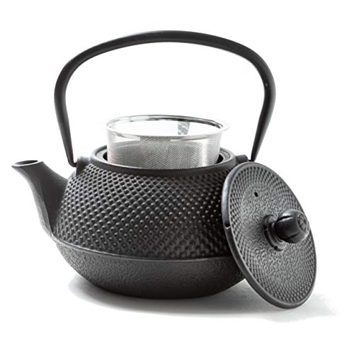 Tealøv TETERA HIERRO FUNDIDO 800 ML | Tetera de Hierro Fundido | Con Infusor de Acero Inoxidable | Interior Totalmente… - Imagen 3