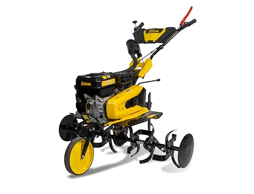 GARLAND Donkey 693 R-V24 +VALVULINA - Motoazada Gasolina 4T 212cc, 93 cm Ancho Trabajo, 6 Grupos, 2+1 velocidades, transmisión por Engranajes, Manillar Ajustable, Rueda de Transporte.