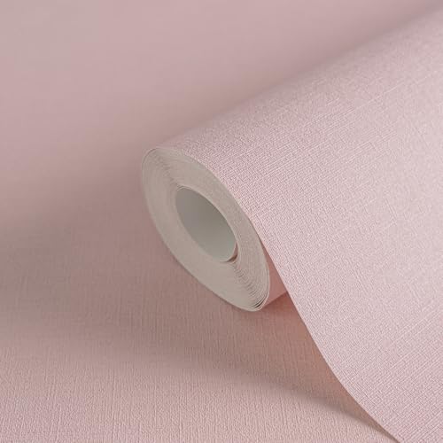 A.S. Creation Wallpaper Pink Non-Woven Wallpaper Plain for Various Living Spaces 10.05 m x 0.53 m - 5.33 m² - Made in Germany - Image 2