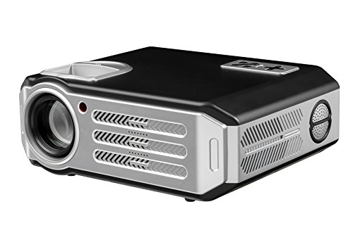 iCODIS RD-817 Video Projector, Supports 1080P, 3500 Lumens LCD, HD Resolution, 2000:1 Contrast Ratio, Multimedia Home Theater Digital Projector.