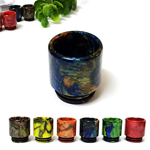 Vaportown 810 Drip Tip pour SMOK TFV12 Prince Horizon Falcon King Voopoo Drag 2 Uforce T2 FreeMax Twister Fireluke 2 GeekVape ZEUS X Alpha VandyVape Kylin V2 RTA Wotofo Profile Unity Embout (Bleu)