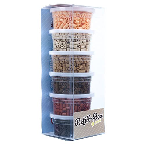 La Manuli Perline da Stirare Marrone - 3000 Pezzi 5mm - Perline a Fusione per Bambini, Accessori per Creazione Gioielli...