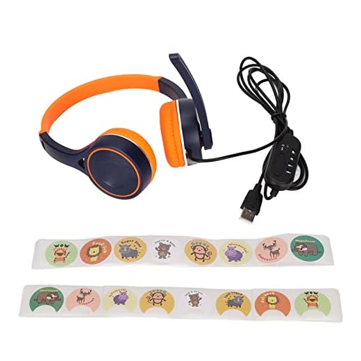 Fones de ouvido para crianças fones de ouvido USB profissional para computador adequado para viajar de avião ao ar livre 1,8 m/5,9 pés longa duração da bateria Conexão durável e estável