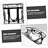 SUPVOX 1pc Transparent Shoulder Bag Multi-functional Record Storage Bag Versatile Crossbody Handbag for Vinyl and Cosmetics for Travel and Daily Use #5