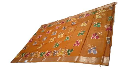 Drapify mustard maheshwari silk saree – image 3