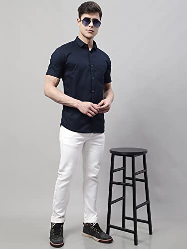Image of Majestic Man Men's Cotton Slim Fit Shirt