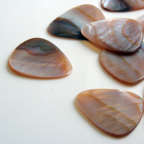 Médiators en nacre Timber Tones Shell Tones lot de 4 plectres pour guitare - 6