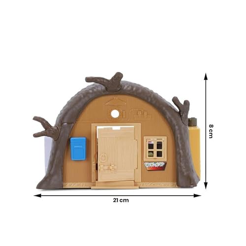 Playset Casa del Oso de Masha y el Oso con 2 figuras y accesorios (Simba 9301632)