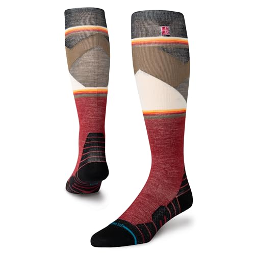 Stance Unisex Jimmy Chin Ul Wool Snow Red Large