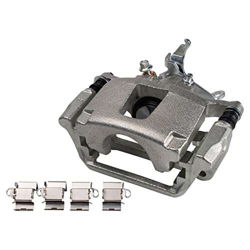 Image of TRQ Rear Right Brake Caliper w /Bracket Passenger Side | For 2012-2018 Dodge Journey