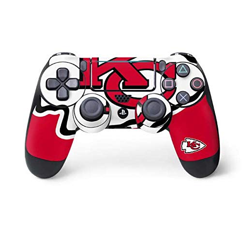 Skinit Decal Gaming Skin Compatible with PS4 Pro/Slim Controller - Officially Licensed NFL Kansas City Chiefs Large Logo Design