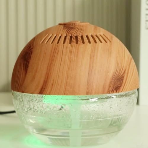 Air Purification Ball, LED Air Revitaliser, Air Purifier Globe Purifier-Air Revitaliser With Colour Changing LED Light, Portable Bedroom Color Changing Humidifier, For Refreshing Your Bedroom