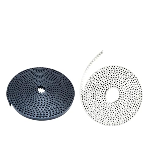 Correa dentada de alta precisión blanca 10mm con cable de acero interior 2