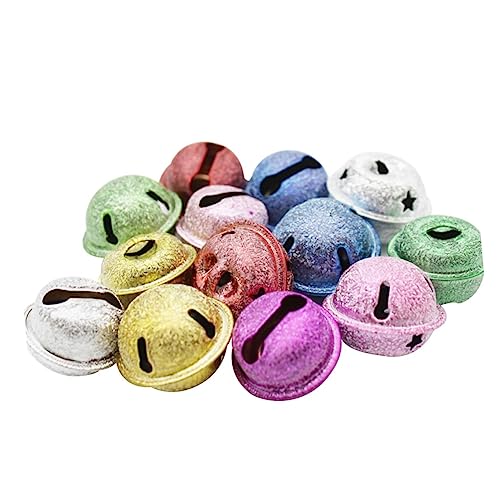 FONDOTIN Pet Collar Bells 10pcs Assorted Cat Dog Bells Material Adorable Design Easy to Fit on Collar Random Color