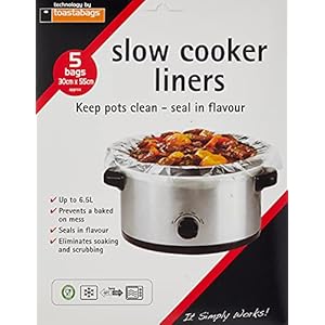 Slow cooker liners 5 pack  urban country home decor