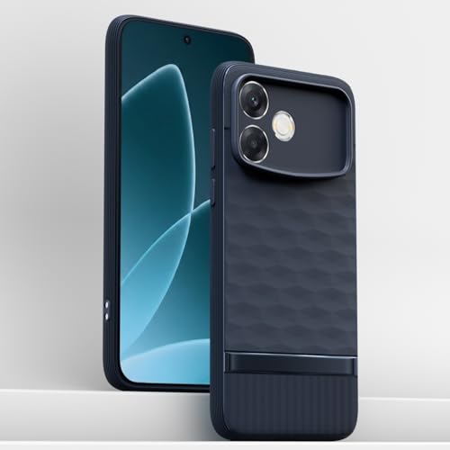 Image of Outlouders Back Cover for Oppo F33 Pro 5G | Full Camera Protection | TPU Soft Flexible Shockproof Bumper Case (Blue)