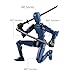 (Assembly Completed) T13 Action Figure Action Figure Set Robot Action Figure,3D Printed Multi-Jointed Action Figures Movable (Luminous)