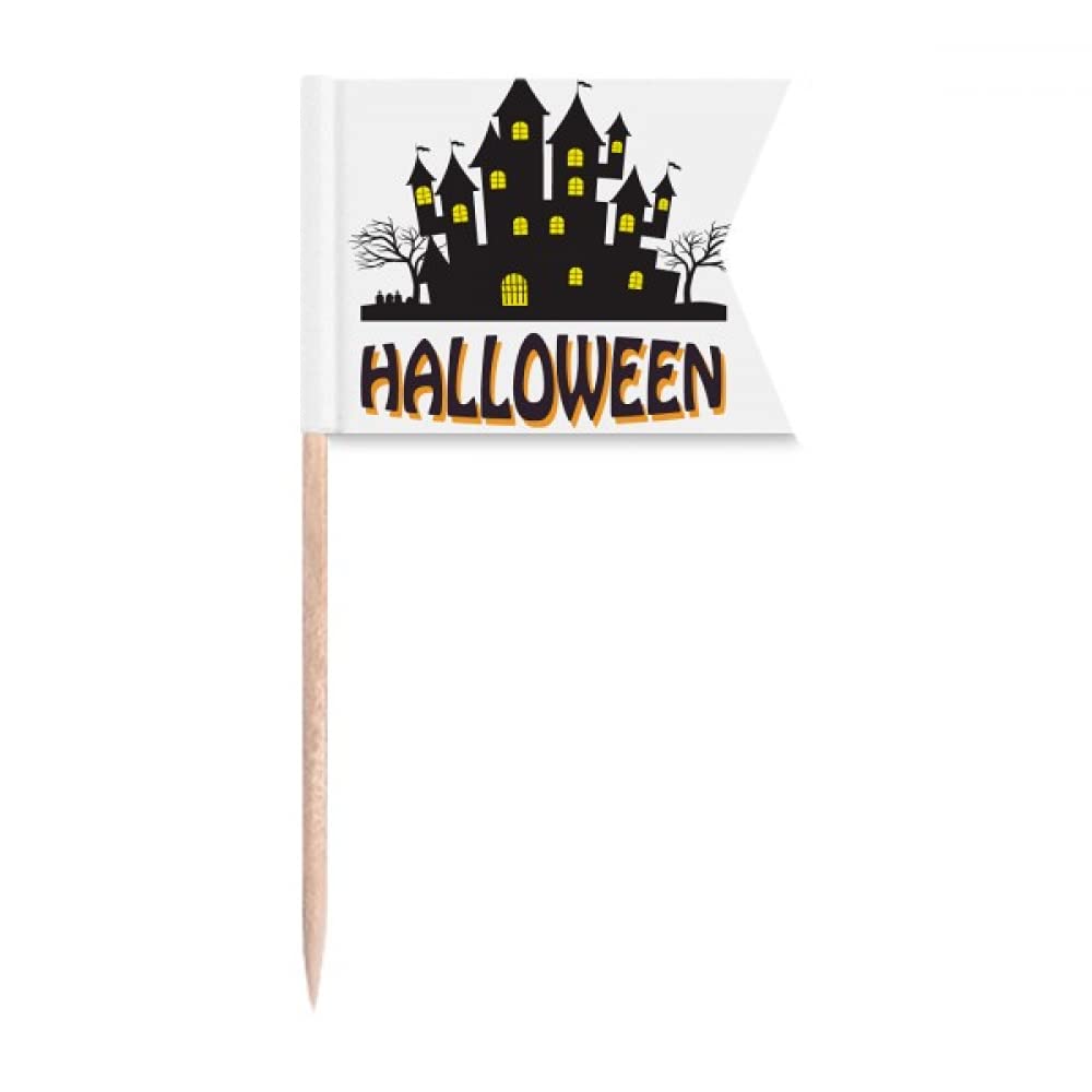Gâteau de fête Halloween Horror Castle pique fromage pour buffet