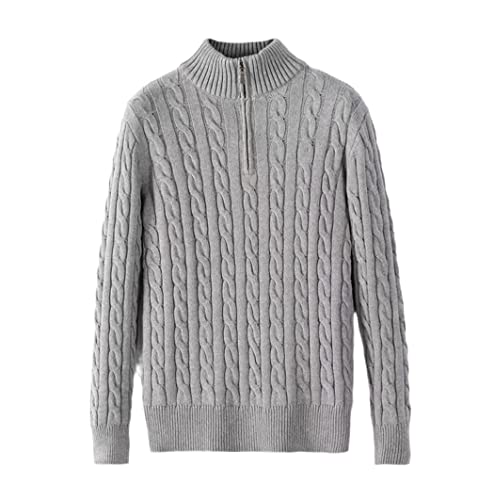 Vestes décontracté fermeture éclair et pulls manteaux homme épais