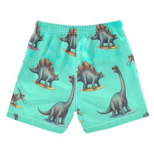 Boys' Swim Shorts & Trunks, Baby Swim Shorts 2t, Cool Dinosaurs Teal2