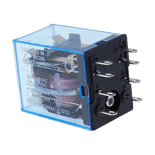 Relé electromagnético MY2NJ para solucionar fallos de conmutación en CC 36V