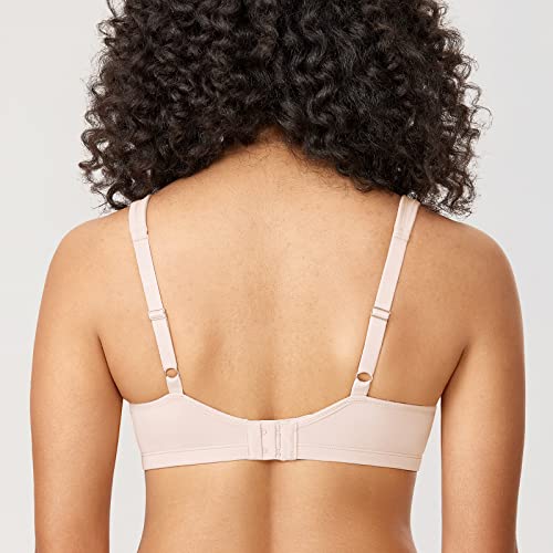 Image of DELIMIRA Women's Minimizer Plus Size Underwire Bras | Smooth, Full Coverage, Seamless, Tshirt Bra