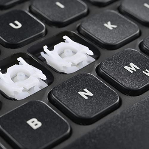 Hama Usb Keyboard With Cable Kc-700 (Pc Keyboard Slim, With Flat Keys, Quiet Keyboard With Scissor Keys, German Keyboard Layout Qwertz, Usb-A, Extra Long Cable 180 Cm) Anthracite/Black #TOP5