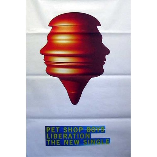 Poster Pet Shop Boys Liberation 100x150 cm de qualite superieure papier mat