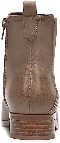 Naturalizer Womens Sampson Faux Leather Comfort Ankle Boots Tan 7 Medium (B,M) | Image 4