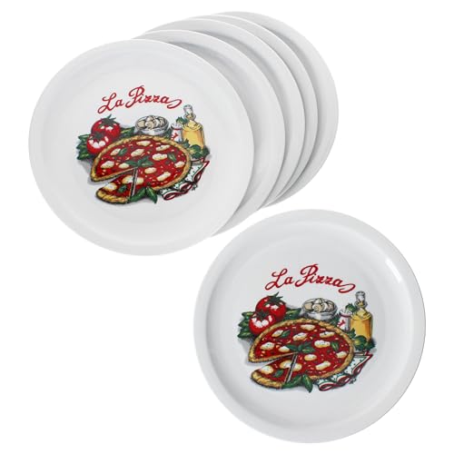 MamboCat 6er Set La Pizza Pizzateller I Ø 30,5 cm I für 6 Personen I...