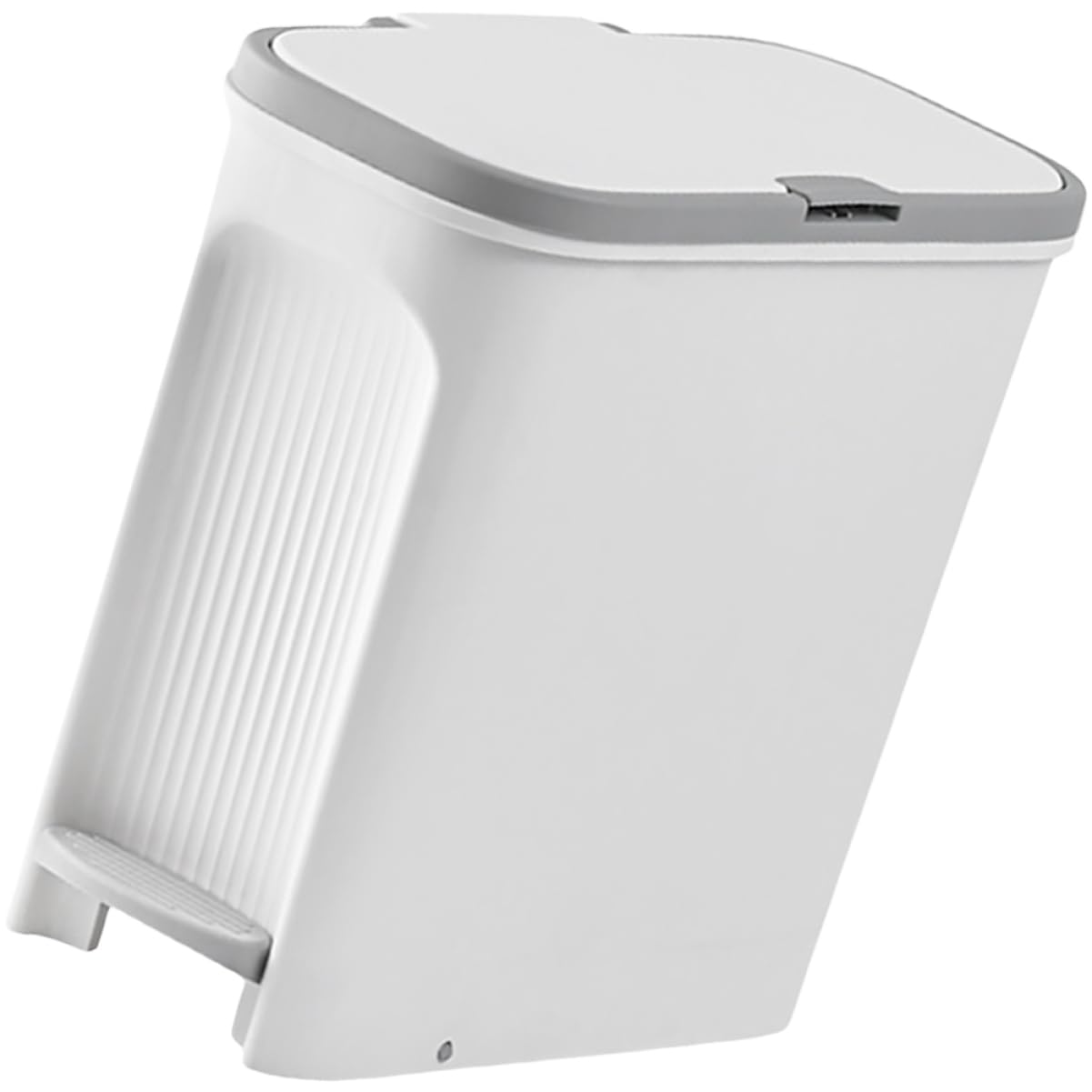 Papelera de cocina y baño con pedal PRETYZOOM de diseño creativo compacto portátil 8