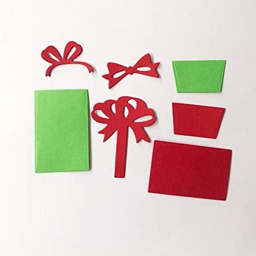 Gift Box Bows Cutting Dies,DIY Scrapbooking Artist Metal Cutting Dies Stencils Scrapbooking New Presents for Photo Album Paper Card Embossing Stencil 106x81mm