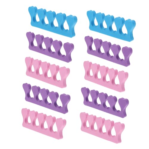 IWOWHERO Toenail Press Ons Toe Separators Set Toe Dividing Tool for Nail Salon 90pcs