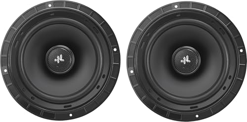 Image of Hydra Tunex 6.5 Inch 3-Way Coaxial Car Speaker, 625W Peak Power with Rain Guard Protection, Universal Fit Car Door Speakers (Set of 2)