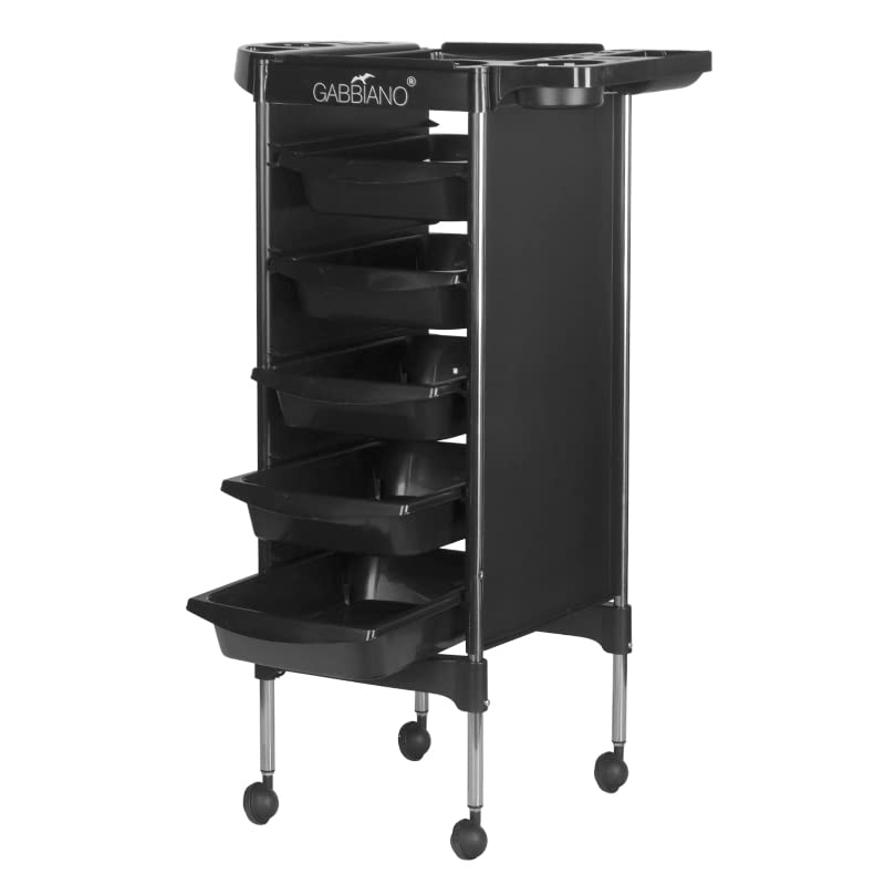 ACTIVESHOP Gabbiano fx11-5 Chariot de coiffure noir