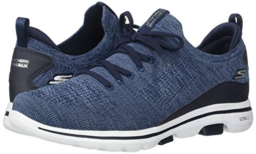 Tênis Go Walk 5 - Crown, Skechers, Feminino, Marinho, 36