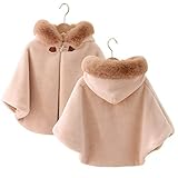 poncho bebe crochet modele gratuit * PERFECTO PARA CUALQUIER ACASIÓN: Es un traje de abrigo diario y un gran regalo para Navidad, cumpleaños, fiestas de disfraces, carnavales, bodas, disfraces de Halloween, celebraciones y más.