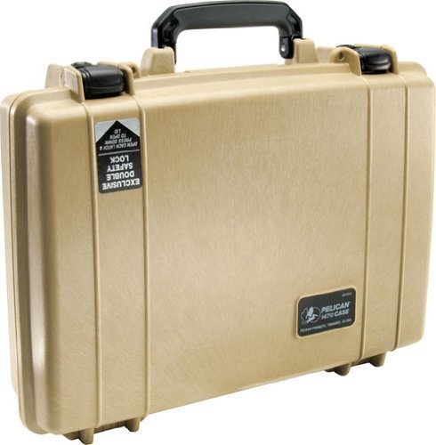 Pelican 1470 COMPUTER watertight Hard Case, Black