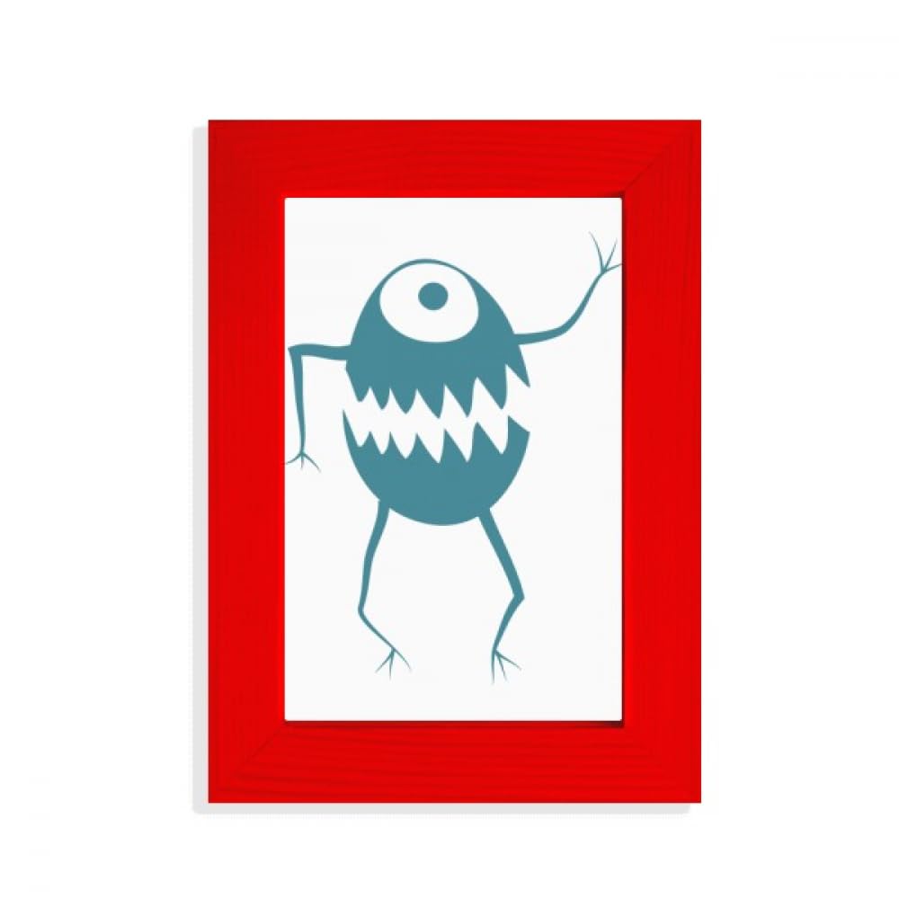 Cadre photo rouge Cyclope pour sublimer votre salon moderne et design Art déco