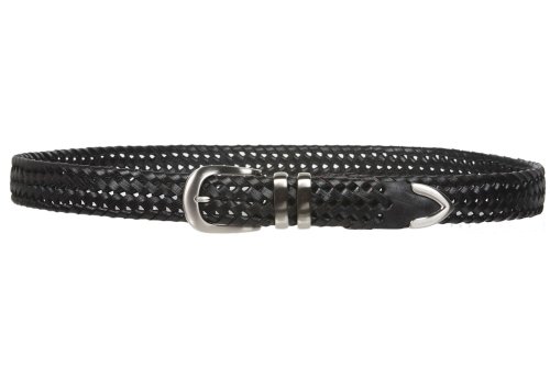 beltiscool Men's 1 1/8 Inch (30 mm) Braided Leather Dress Belt2
