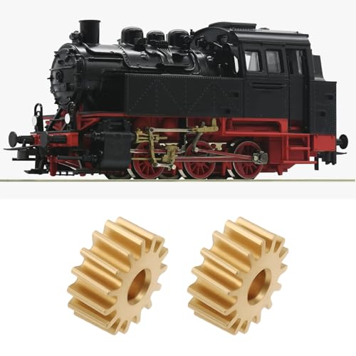 OTOTEC 2 Stück 1/87 statisches Wechselgetriebe 15T 0,2 m Schneckengetriebe mit 1 mm Schnecke, geeignet für die meisten Modellmotoren
