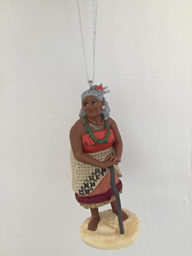 Disney Moana Gramma Tala Grandmother Holiday Christmas Tree Ornament PVC Figure 3.5