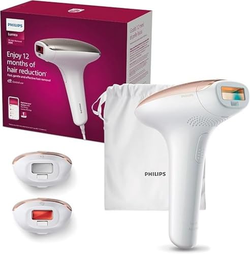 Philips Lumea 7000 Series Pulsed Light Hair Remover, 3 Tips