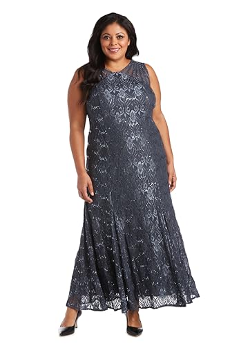 R&M Richards Women's Starlit Siren Sequin Gown4
