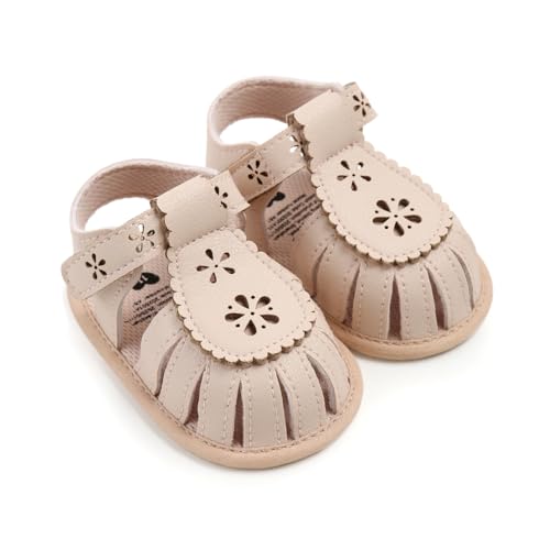 Image of Infant Baby Girls Boys Summer Sandals Premium Unisex Non Slip Rubber Soft Sole Breathable Toddler First Walker Outdoor Beach Shoes
