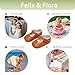 Felix & Flora Baby Brown Dress Shoes - Infant Baby Girls Mary Jane Ballet Flats Moccasinss Soft Sole Walking Crib Shoes(Brown,6-9 Months Infant)