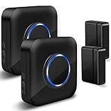 Door Open Alert BITIWEND Wireless Door Sensor Chime for Office/Home/Store,Door Open Chime Window...
